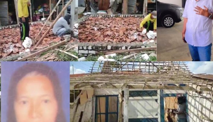 Sigap Sosial dan Berhati Emas, H. Bambang CV Ayunda Pamekasan Gerak Cepat Proses Bedah Rumah Lansia 73 Tahun
