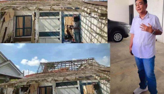 Owner CV Ayunda Permata Sejahtera Pamekasan Bedah Rumah Janda Tua Sebatang Kara, Bukti Pengusaha Sukses Tak Lupa Kemanusiaan