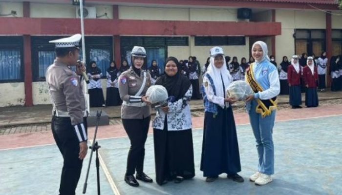 Satlantas Polres Sumenep Manfaatkan Hari Guru Nasional untuk Edukasi Keselamatan Pelajar