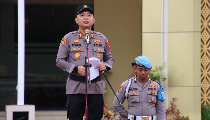 AKBP Rivanda Pimpin Apel Tanggap Darurat Bencana di Polres Sumenep