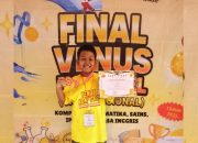 Sabet Medali Emas, R. Muhammad Yazdan Al Dzaky Siswa SDIT Al Hidayah Harumkan Nama Sumenep di Kompetisi Venus ke-3