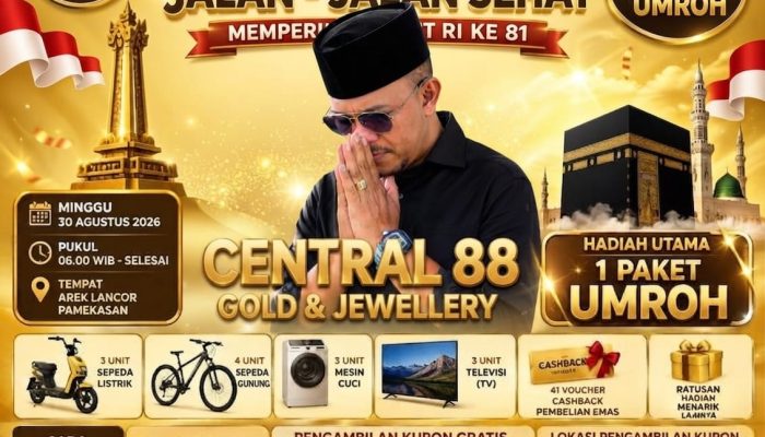 Bang Ali Dedikasikan 100 Persen Hasil Usaha Toko Emas Central 88 Pamekasan untuk Yatim dan Duafa melalui Konsep Membeli sama dengan Berbagi