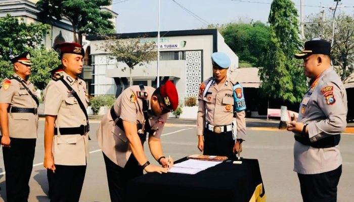 Polresta Tuban Lakukan Rotasi Pejabat, Penyesuaian Struktur Jadi Bagian Pembenahan